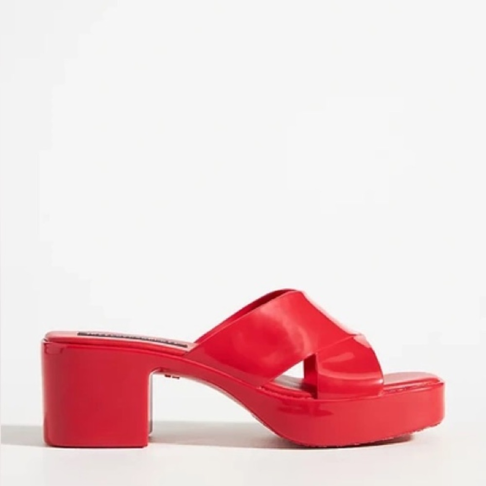 Jeffrey Campbell Red Platform Sandals